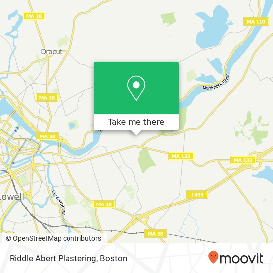 Riddle Abert Plastering map