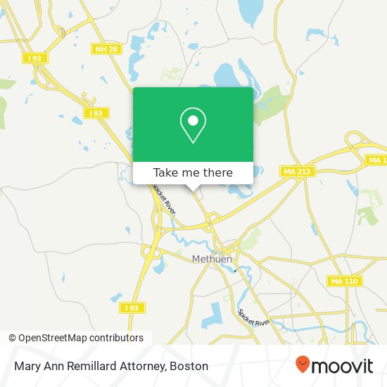 Mapa de Mary Ann Remillard Attorney