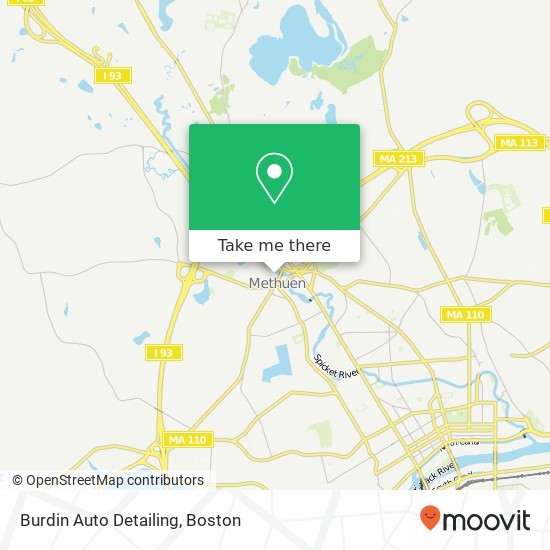 Burdin Auto Detailing map