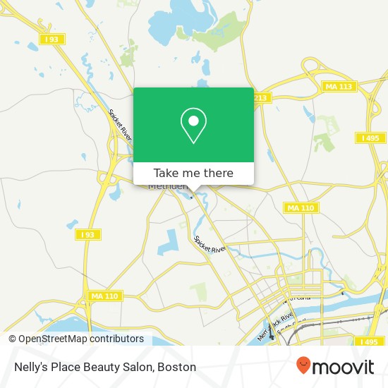 Mapa de Nelly's Place Beauty Salon