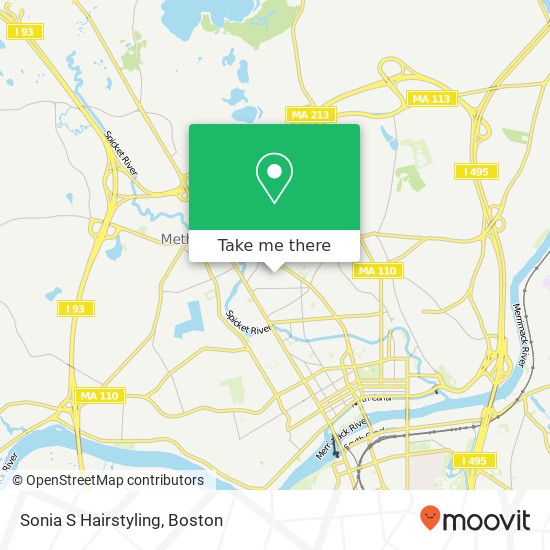 Sonia S Hairstyling map