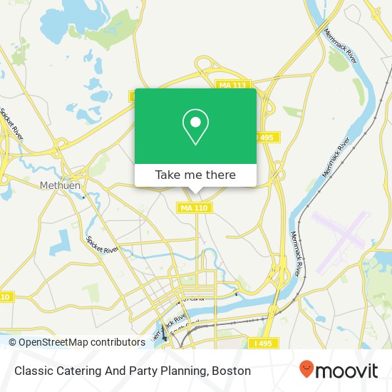 Mapa de Classic Catering And Party Planning