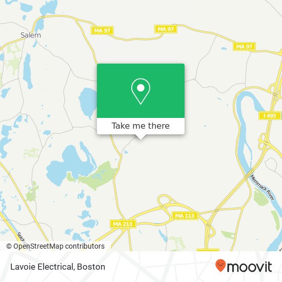 Mapa de Lavoie Electrical