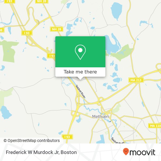 Frederick W Murdock Jr map