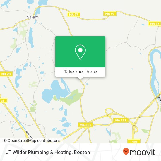 JT Wilder Plumbing & Heating map