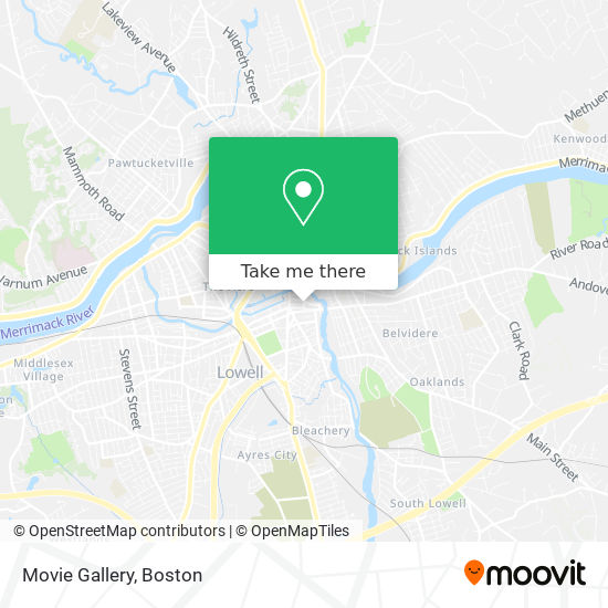 Movie Gallery map