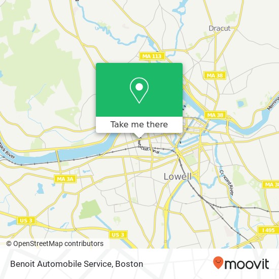 Benoit Automobile Service map