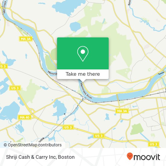 Mapa de Shriji Cash & Carry Inc