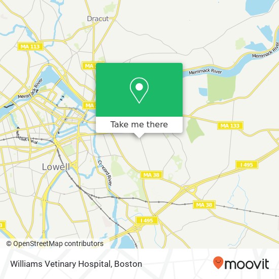 Williams Vetinary Hospital map