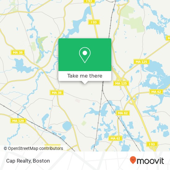 Cap Realty map