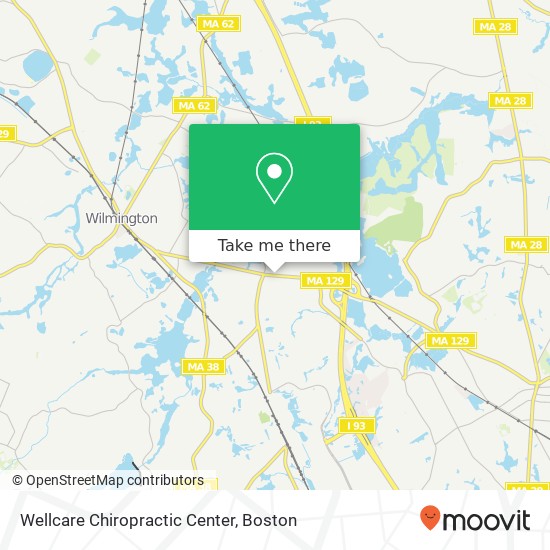 Wellcare Chiropractic Center map