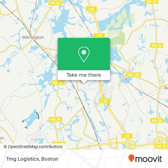 Mapa de Tmg Logistics