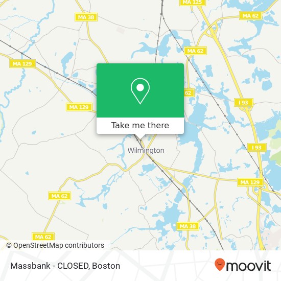 Massbank - CLOSED map