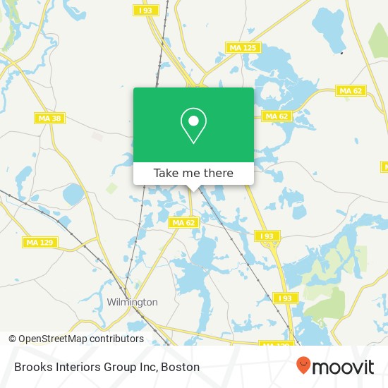 Brooks Interiors Group Inc map