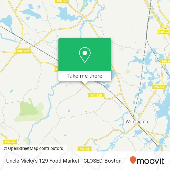 Mapa de Uncle Micky's 129 Food Market - CLOSED