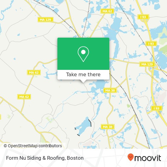 Form Nu Siding & Roofing map