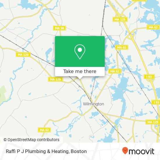 Raffi P J Plumbing & Heating map