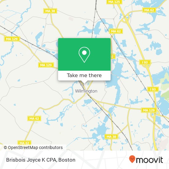 Brisbois Joyce K CPA map