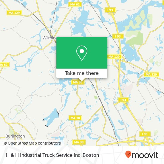 Mapa de H & H Industrial Truck Service Inc