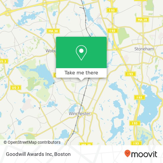 Mapa de Goodwill Awards Inc