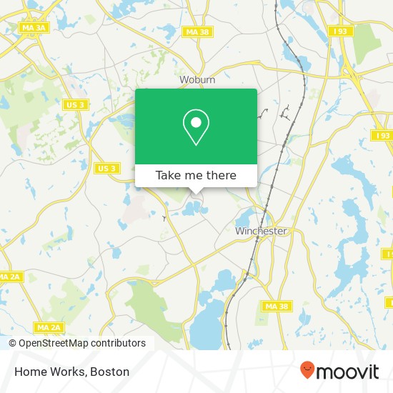 Home Works map