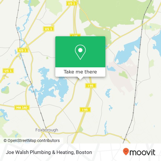 Joe Walsh Plumbing & Heating map