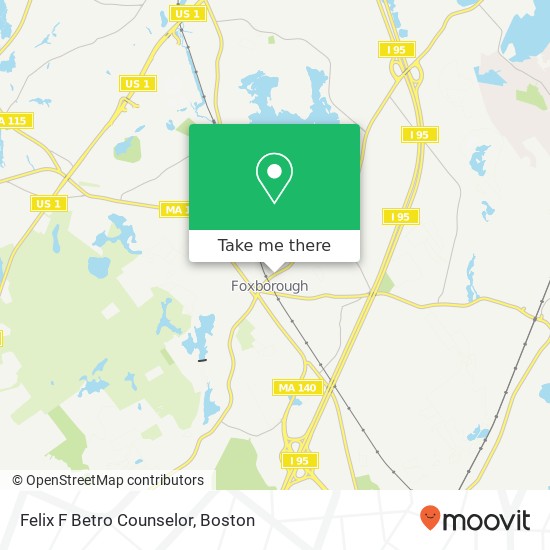 Felix F Betro Counselor map