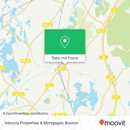 Intoccia Properties & Mortgages map