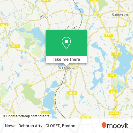 Nowell Deborah Atty - CLOSED map