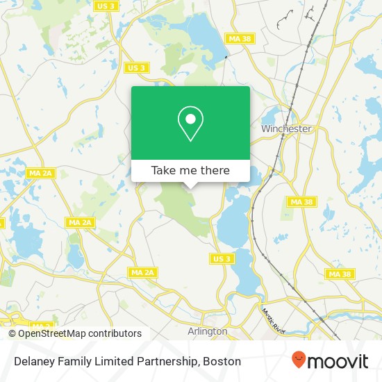 Mapa de Delaney Family Limited Partnership