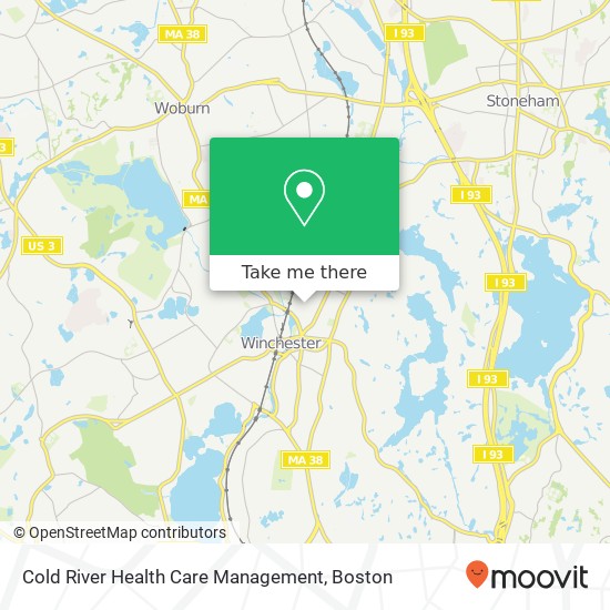 Cold River Health Care Management map