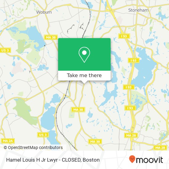 Hamel Louis H Jr Lwyr - CLOSED map