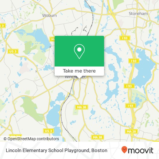 Mapa de Lincoln Elementary School Playground