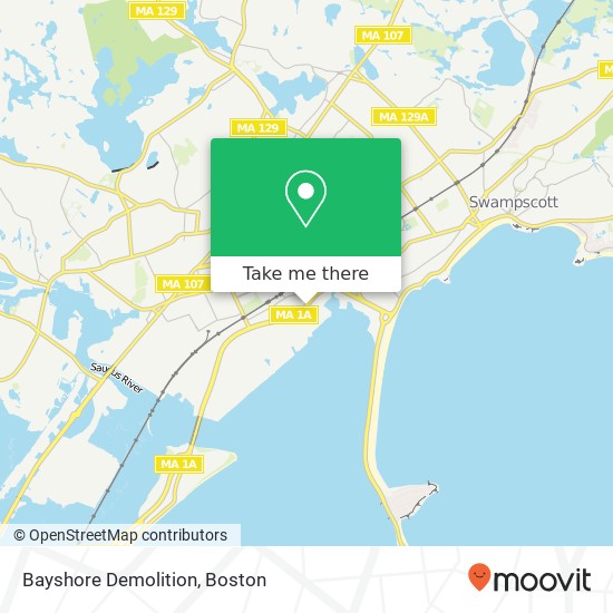 Bayshore Demolition map