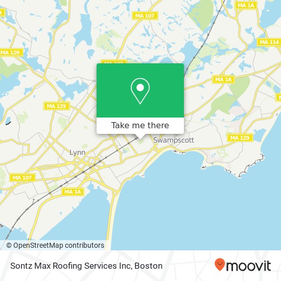 Mapa de Sontz Max Roofing Services Inc