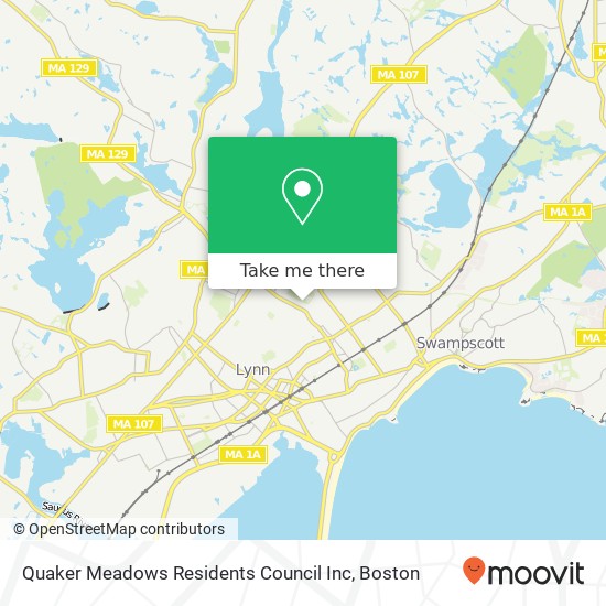 Quaker Meadows Residents Council Inc map