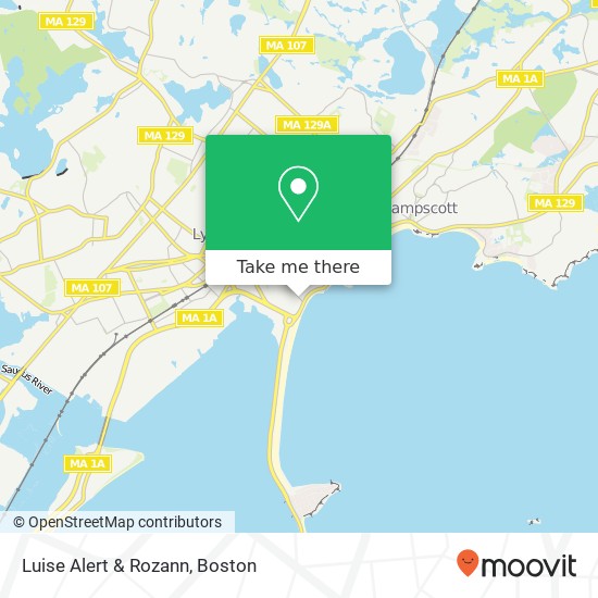 Luise Alert & Rozann map