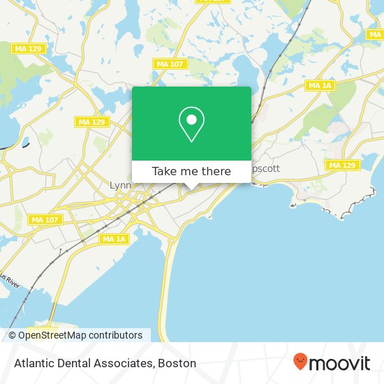 Atlantic Dental Associates map