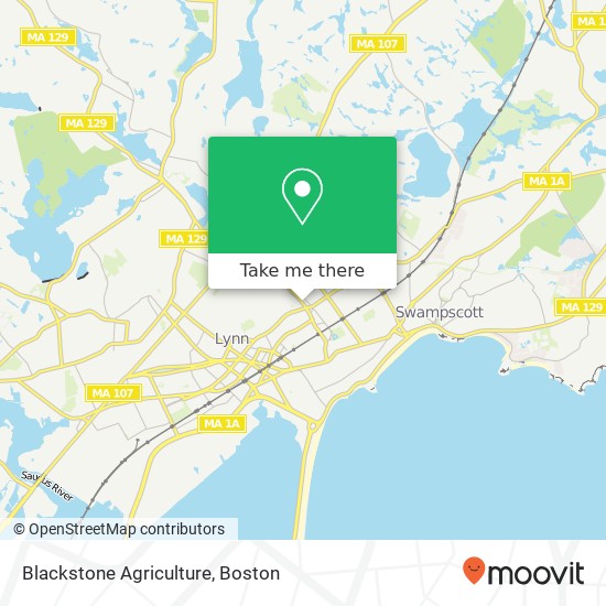 Mapa de Blackstone Agriculture