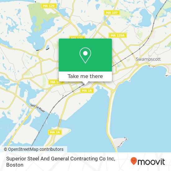 Mapa de Superior Steel And General Contracting Co Inc