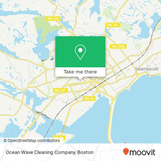 Mapa de Ocean Wave Cleaning Company