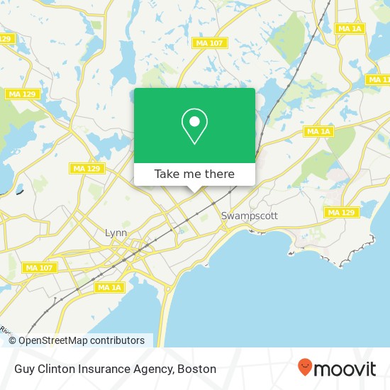 Mapa de Guy Clinton Insurance Agency