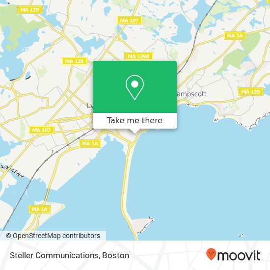 Steller Communications map
