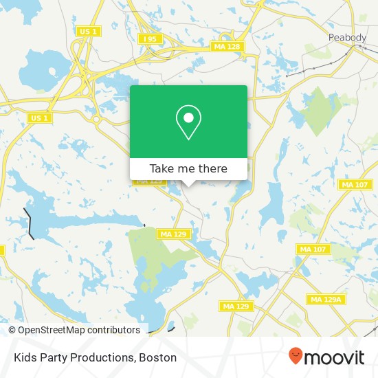 Kids Party Productions map