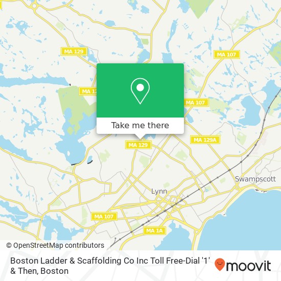 Boston Ladder & Scaffolding Co Inc Toll Free-Dial '1' & Then map