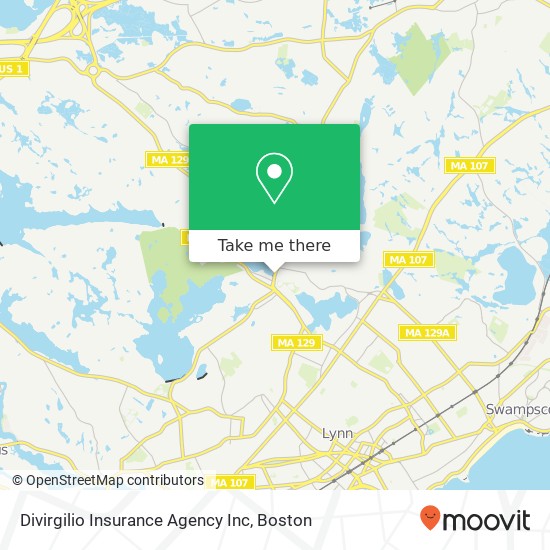 Divirgilio Insurance Agency Inc map