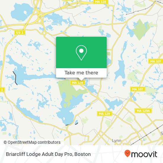 Briarcliff Lodge Adult Day Pro map