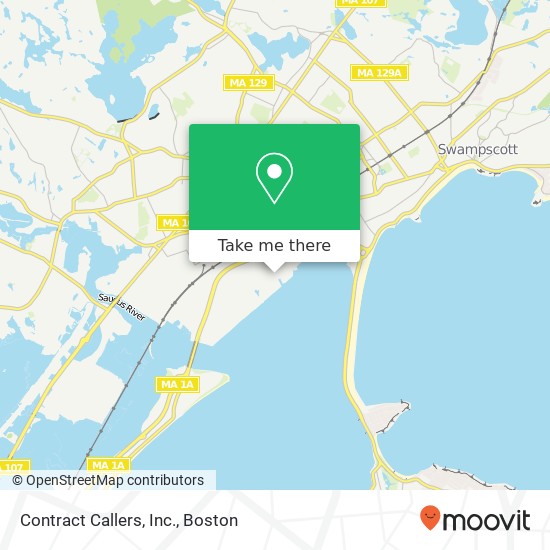 Contract Callers, Inc. map