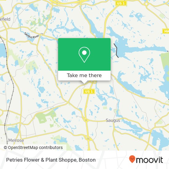 Mapa de Petries Flower & Plant Shoppe