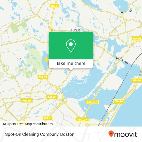 Mapa de Spot-On Cleaning Company